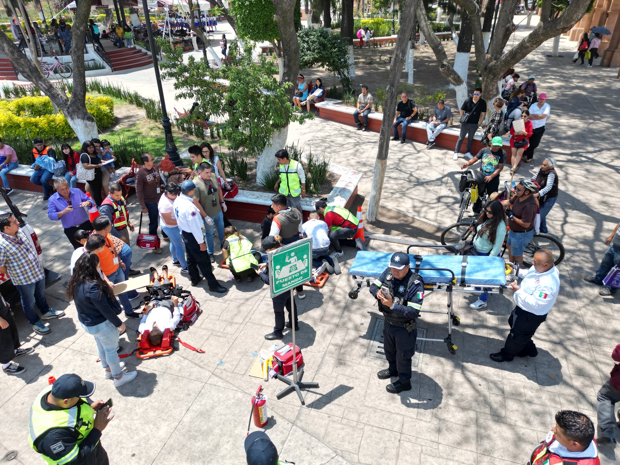 Tultitlán participa con responsabilidad en el Primer Simulacro Nacional 2025